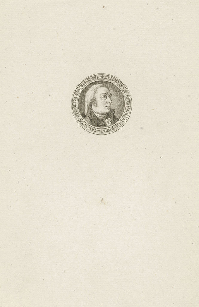 Detail of Portrait of H.Z. Attama by Abraham Jacobsz. Hulk