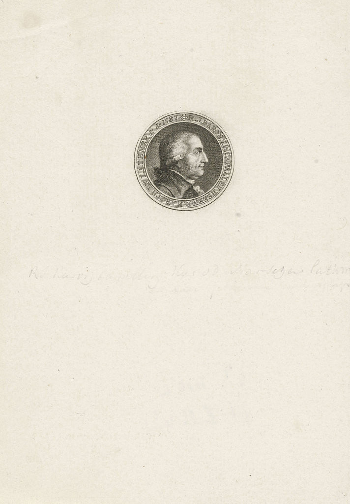 Detail of Portrait of Robert Jasper van der Capellen by Abraham Jacobsz. Hulk