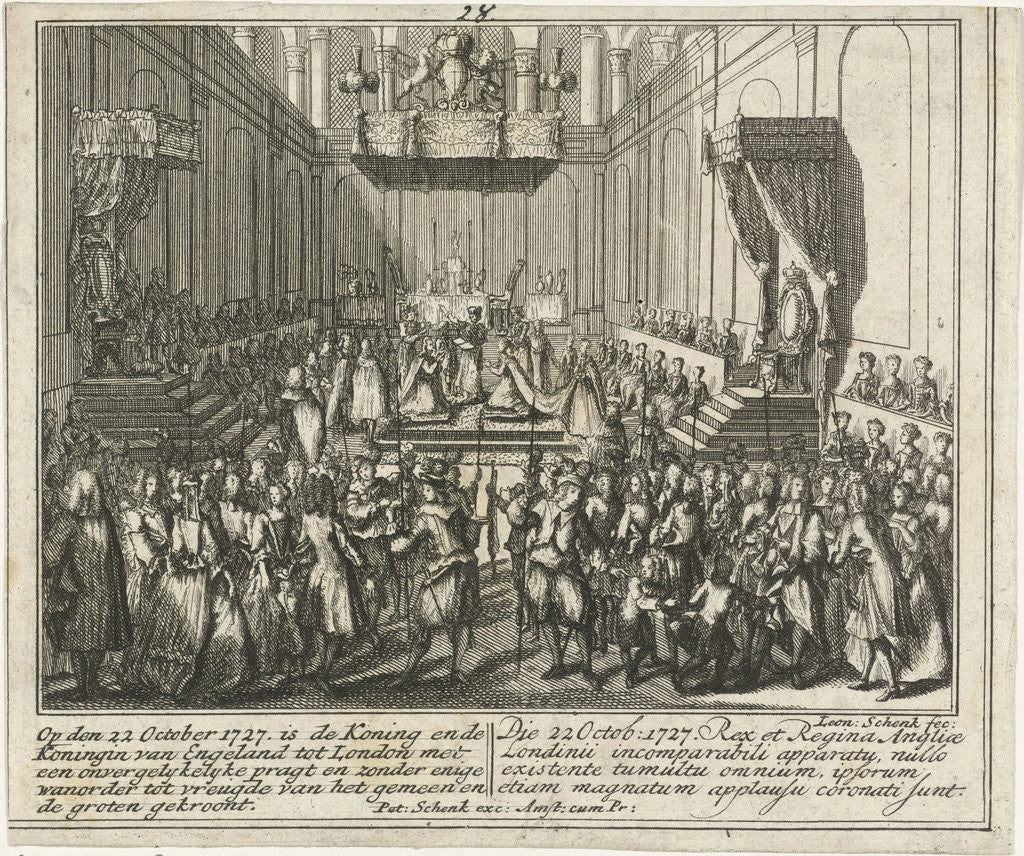 Detail of Coronation of George II by Adolf van der Laan