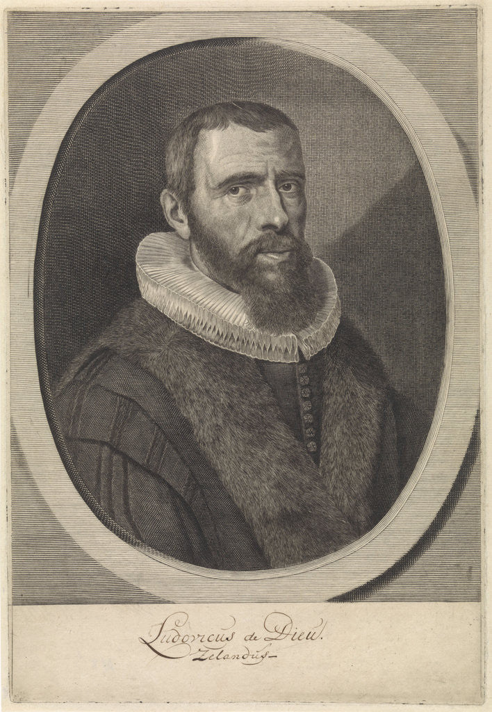 Detail of Portrait of Louis de Dieu by Pieter Dubordieu