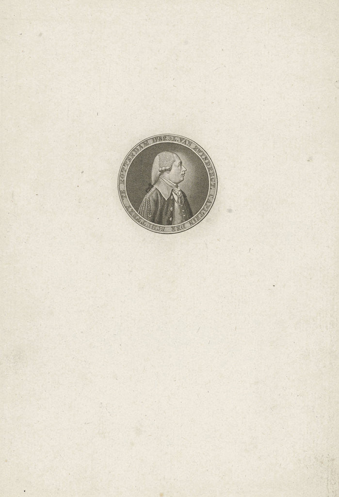 Detail of Portrait of Leendert van Zwyndrecht by Abraham Jacobsz. Hulk