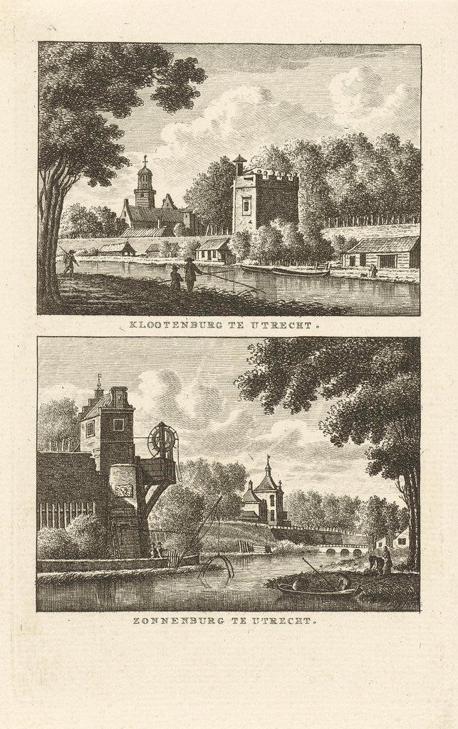 Detail of Utrecht on the strongholds Klootenburg and Zonnenburg The Netherlands by Anonymous