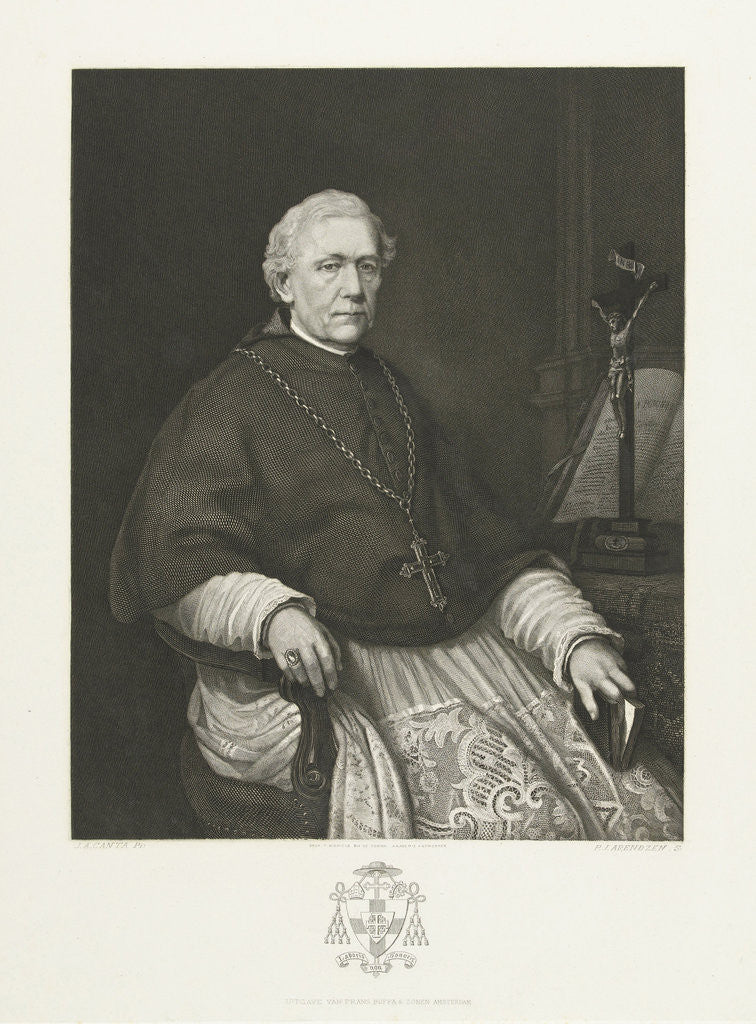 Detail of Portrait of Peter Mathias Snickers by Bishop of Haarlem