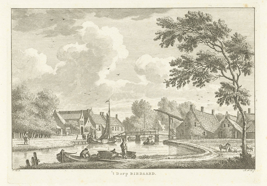 Detail of Birdaard on the Dokkumer Ee The Netherlands by Carel Frederik Bendorp I