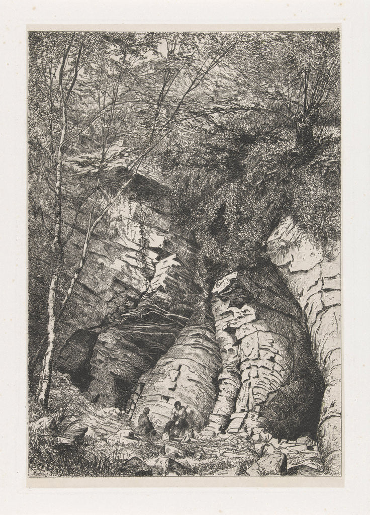 Detail of Belvaux by Martinus Antonius Kuytenbrouwer Jr