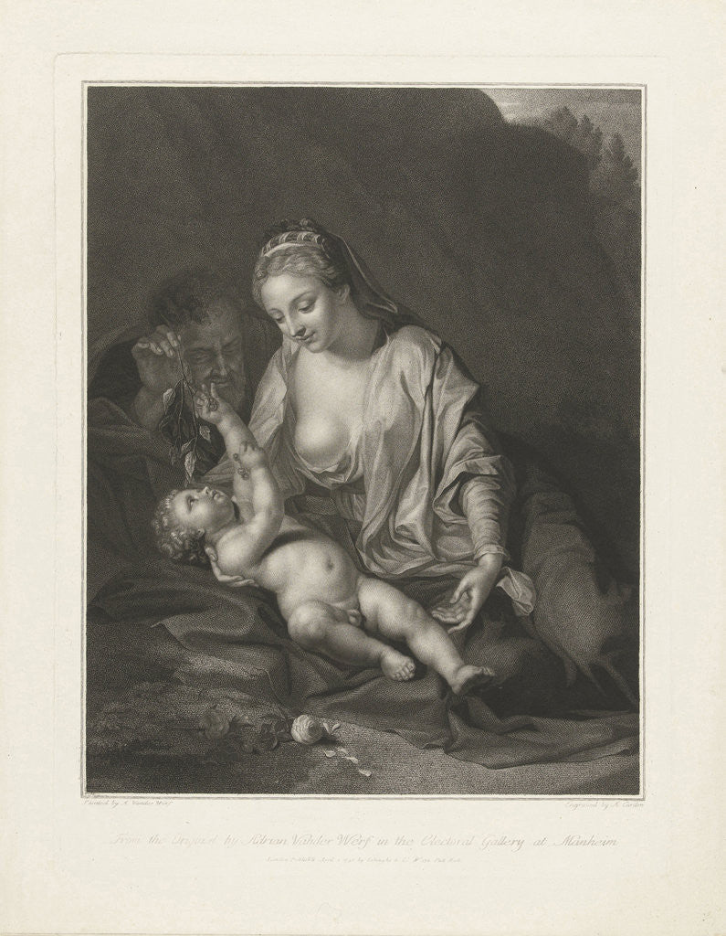 Detail of Mary and Joseph with the Child by Colnaghi & Co