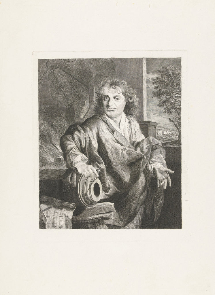 Detail of Portrait of a cannon watering by Petrus Johannes Arendzen