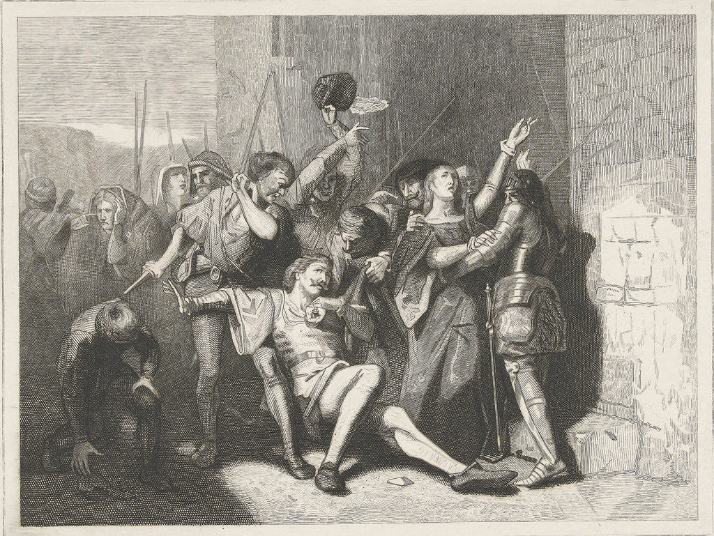 Detail of Attack for the Slotpoort by J. Kuyper