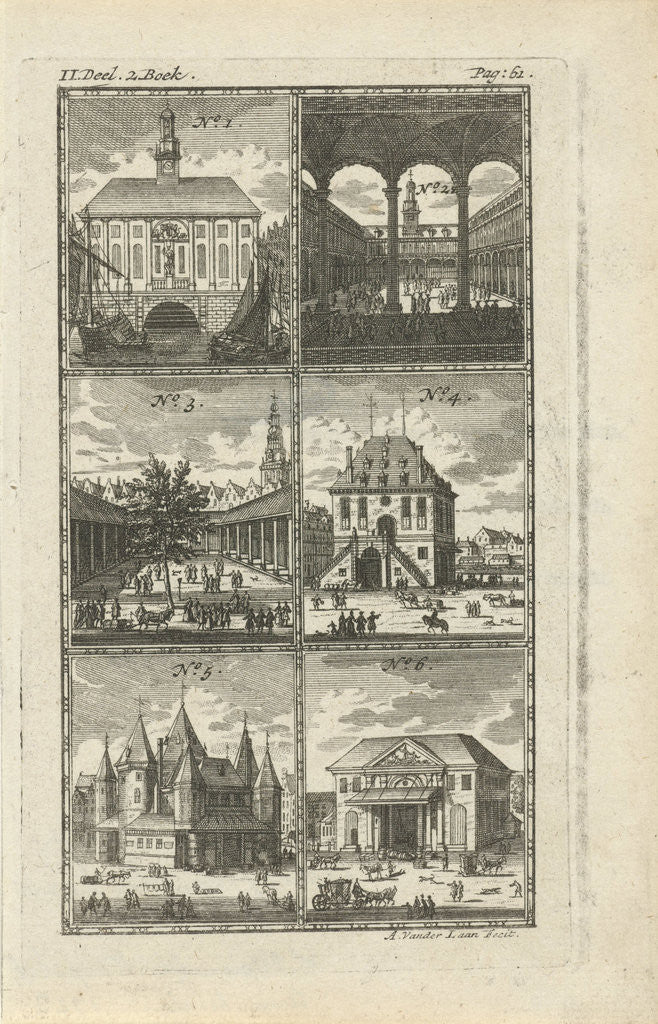 Detail of Exhibition centers and venture buildings in Amsterdam by Adolf van der Laan
