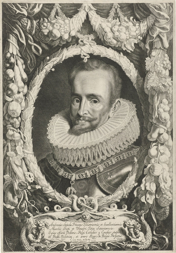 Detail of Portrait of Ambrogio Spinola by Ferdinand III