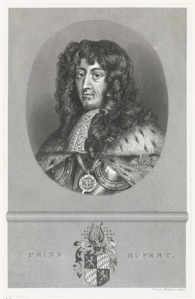 Detail of Portrait of Rupert by Peter Lely