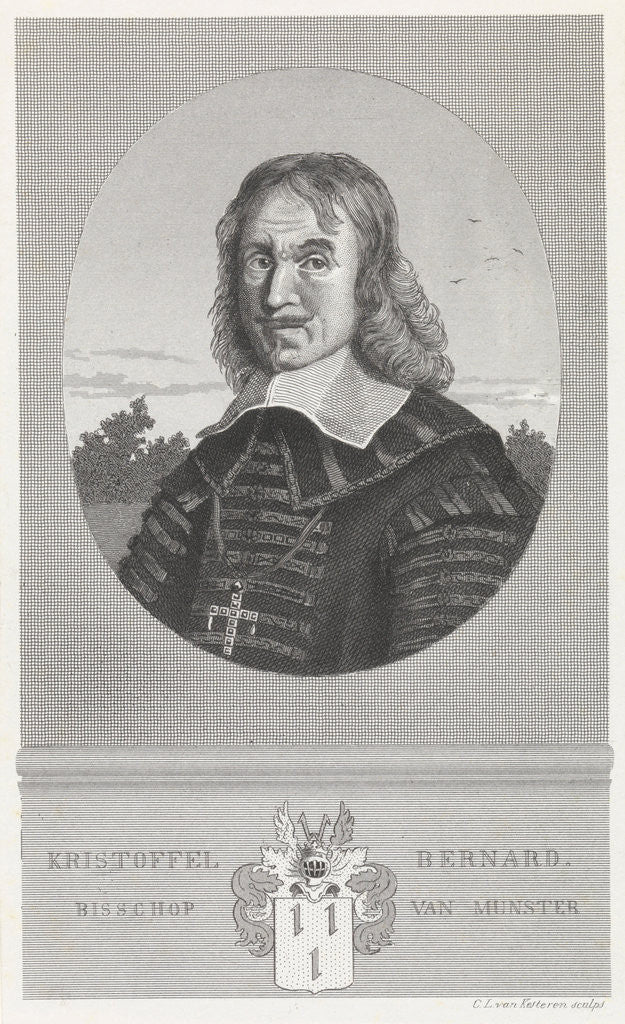 Detail of Portrait of Christoph Bernhard von Galen by Anonymous