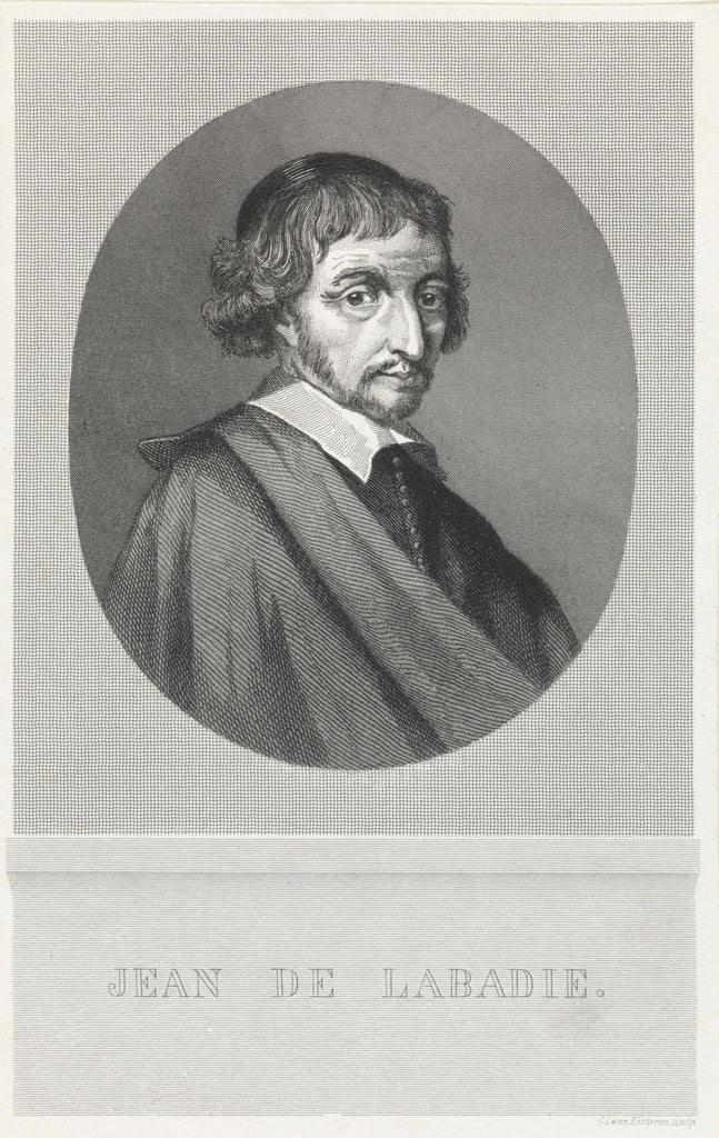 Detail of Portrait of Jean de Labadie by Anthony van Zijlvelt
