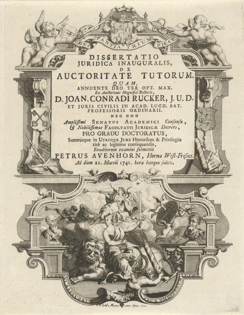 Detail of Justice sitting on the Dutch lion by Dirk Lucht