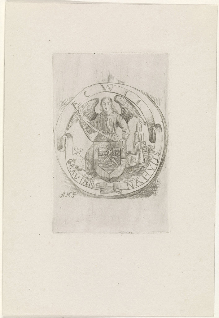 Detail of Family coat of arms of family Nahuys by Anonymous