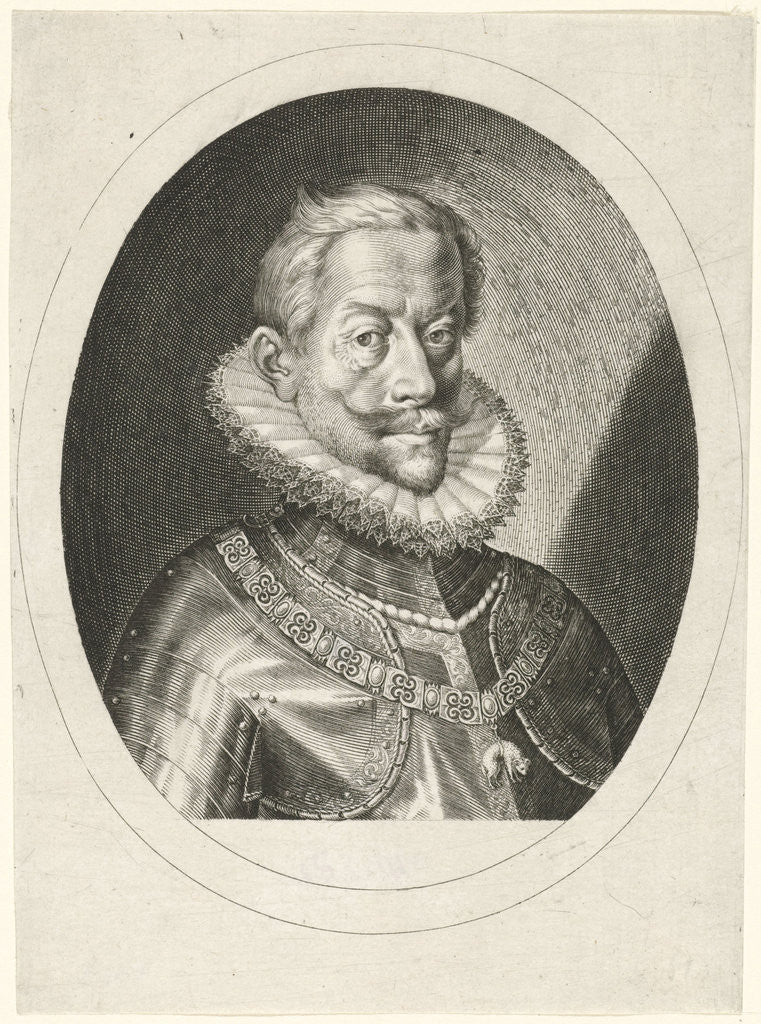 Detail of Portrait of Emperor Matthias of Austria by Aegidius Sadeler