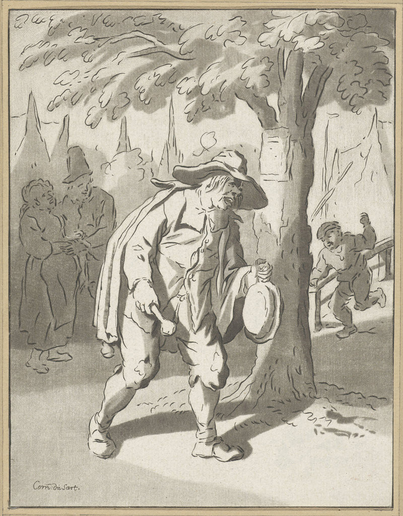 Detail of Announcer by Bernhard Schreuder