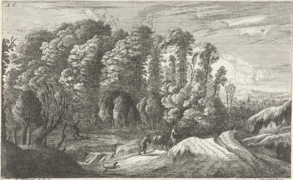 Detail of The small car by Matthieu van Plattenberg