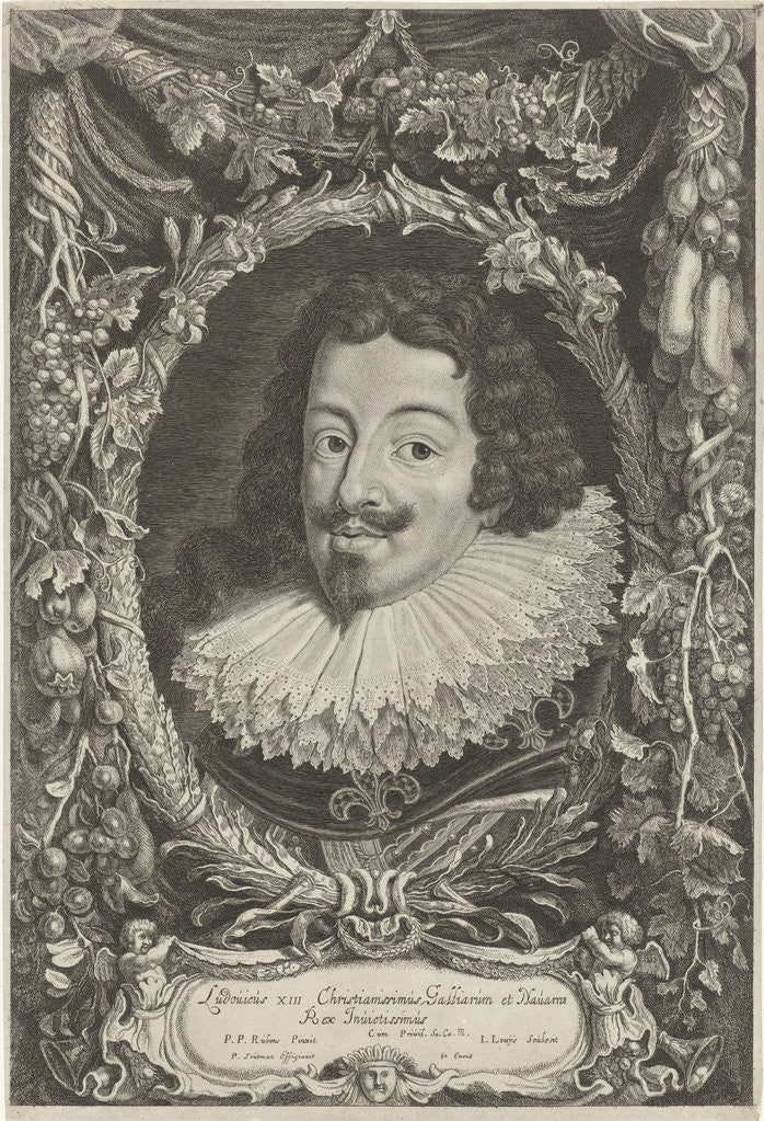 Detail of Portrait of King Louis XIII by Ferdinand III