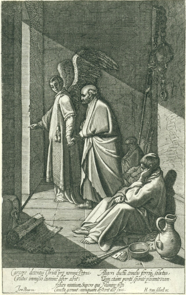 Detail of Liberation of Peter by I. Semmius