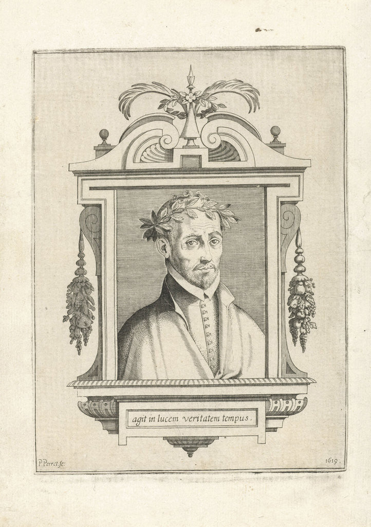 Detail of Portrait of Fernando de Herrera by Pieter Perret