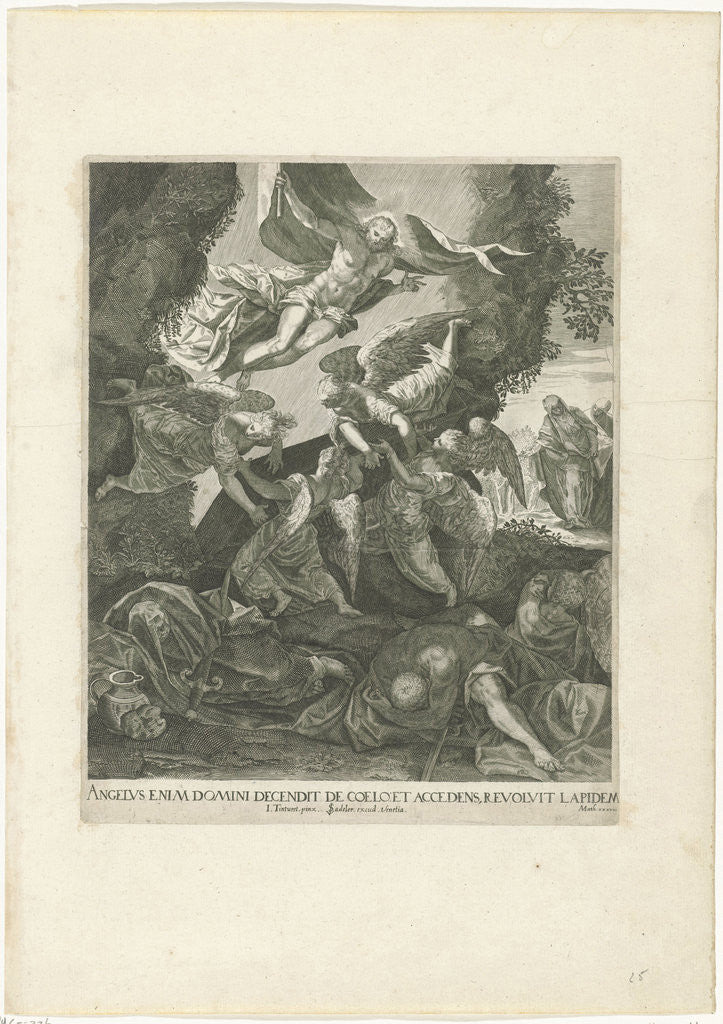 Detail of Resurrection of Christ by Johann Sadeler I