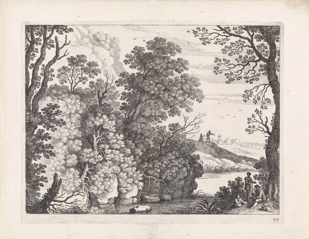 Detail of Forest Landscape by Paul Bril