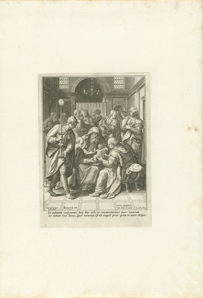 Detail of Circumcision of Christ by Johann Sadeler I