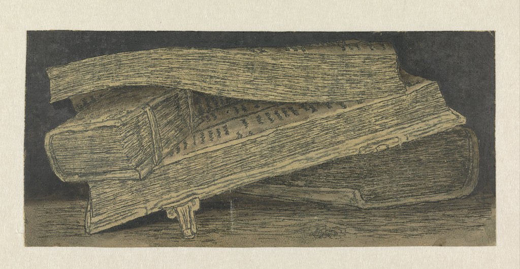 Detail of Three books by Hercules Segers