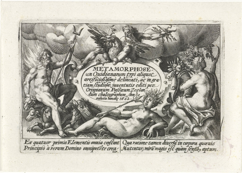 Detail of The four elements by Crispijn van de Passe I