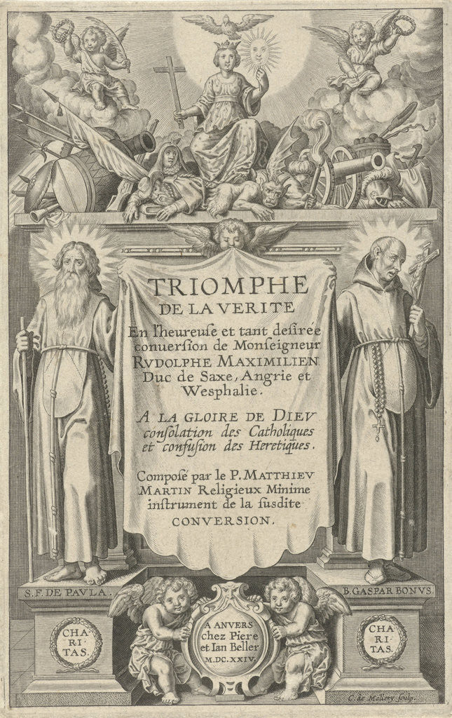 Detail of Title page for by Pierre et Jan Beller