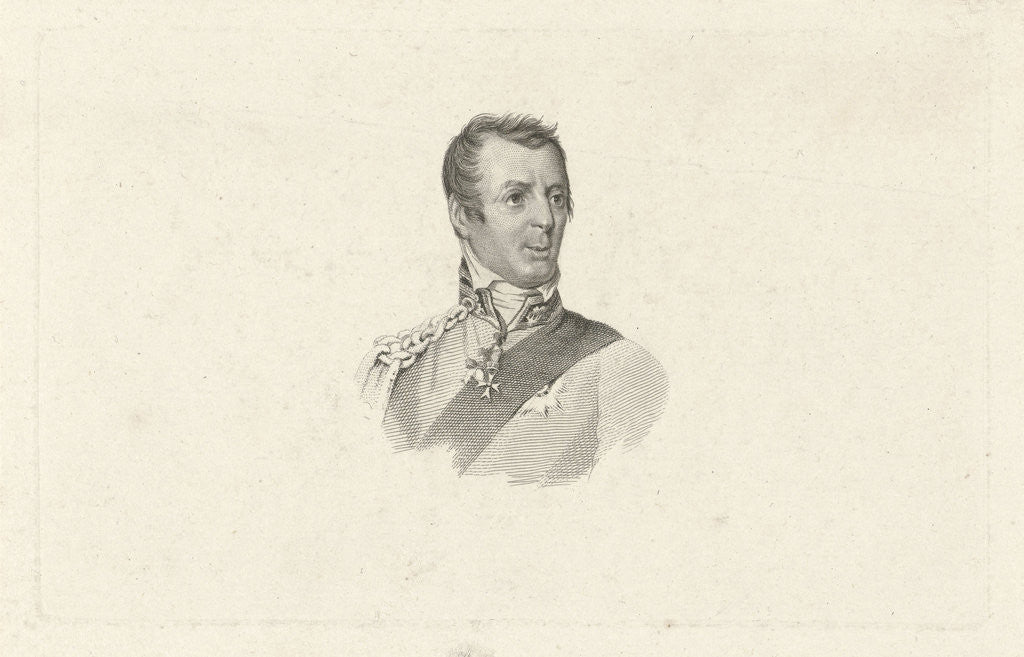 Detail of Portrait of Arthur Wellesley Wellington by Rochard