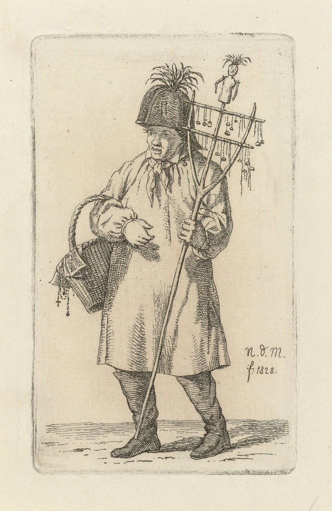 Detail of Vendor by Anthonie Willem Hendrik Nolthenius de Man