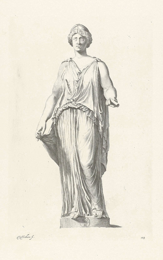 Detail of Picture of a caryatid by Theodor Matham