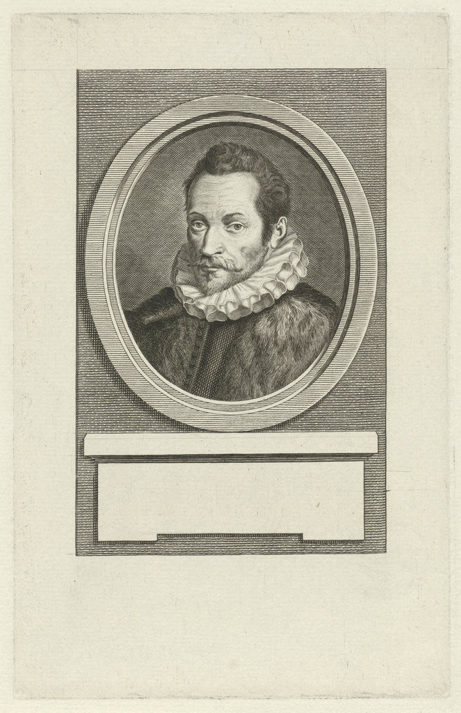 Detail of Portrait of Filips van Marnix by Jacob de Gheyn