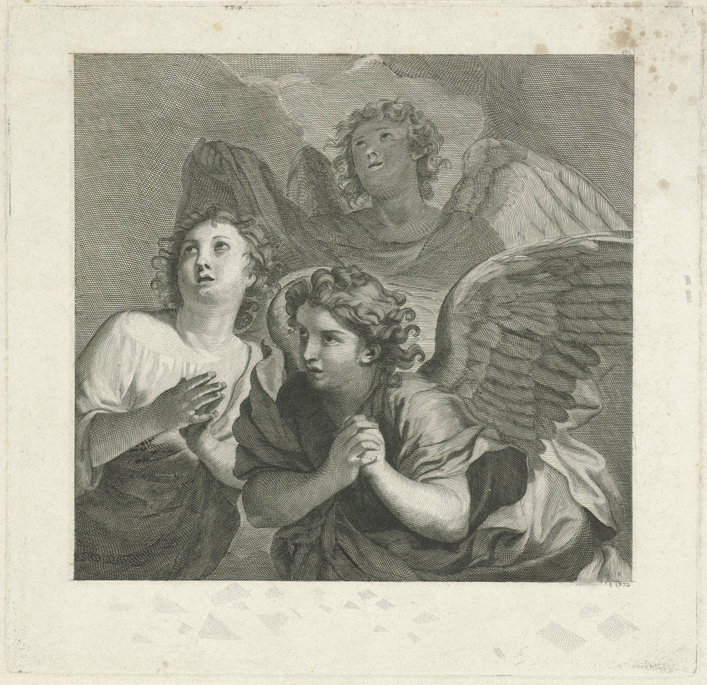 Detail of Three angels by Pieter Willem van Megen