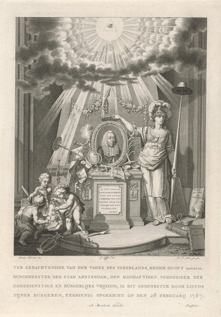 Detail of Memorial for Henry Hooft Danielsz. by Albrecht Borchers