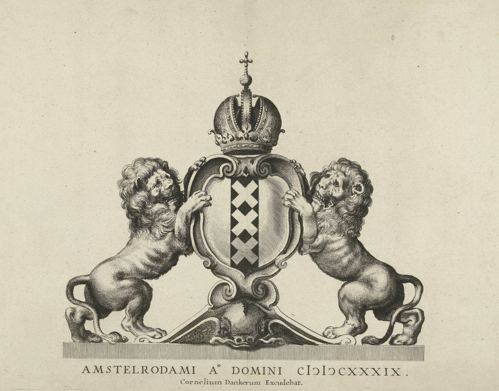 Detail of Entry of Maria de Medici in Amsterdam frontispiece by Cornelis Danckerts I