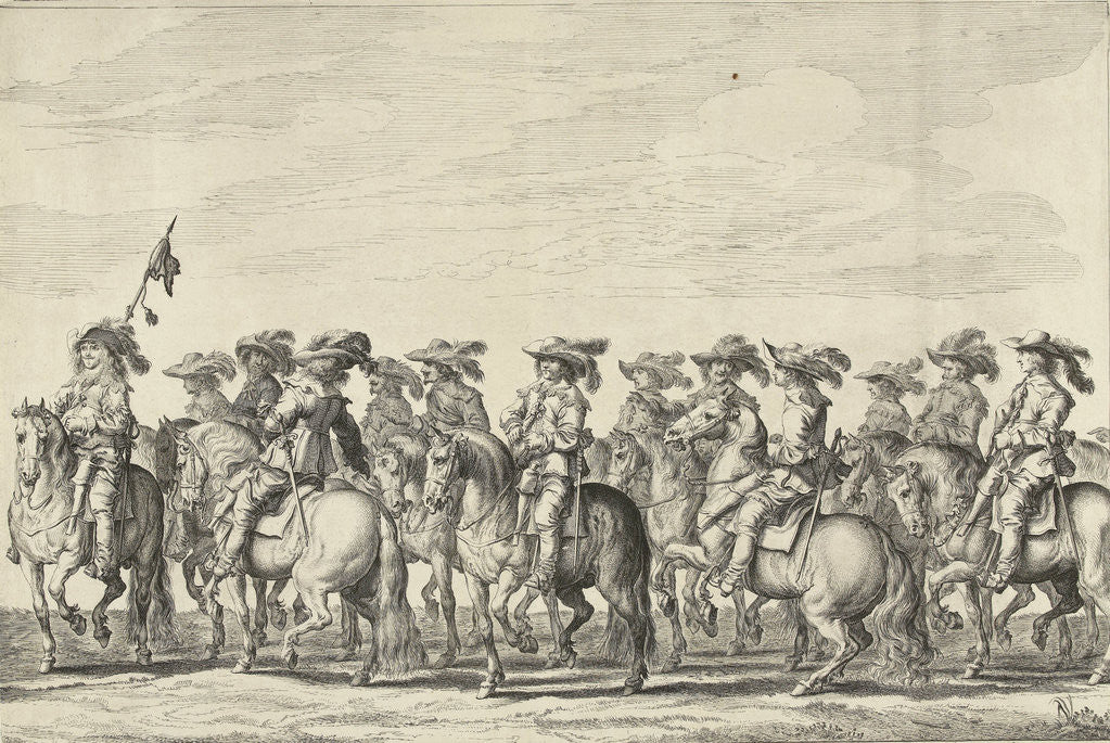 Detail of Entry of Maria de Medici in Amsterdam (plate 4) by Jan Martszen de Jonge