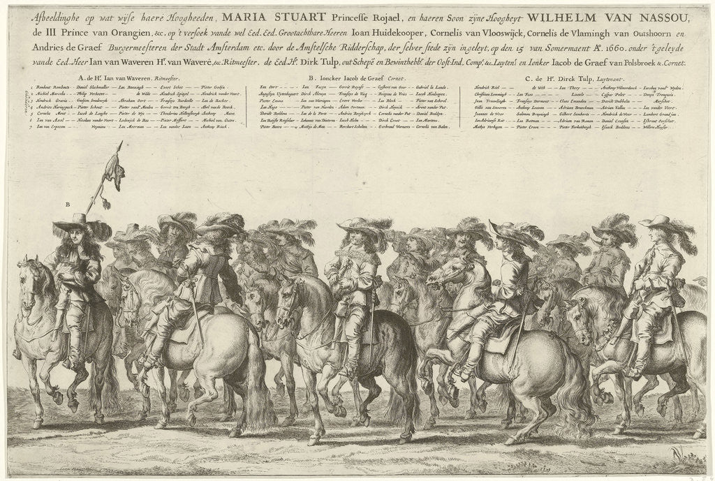 Detail of Entry of Mary Henrietta Stuart by Anonymous