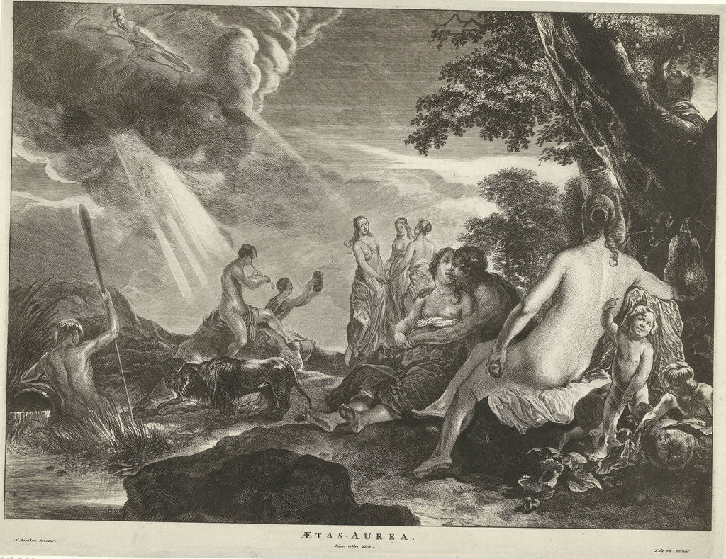 Detail of Golden Age by Frederik de Wit