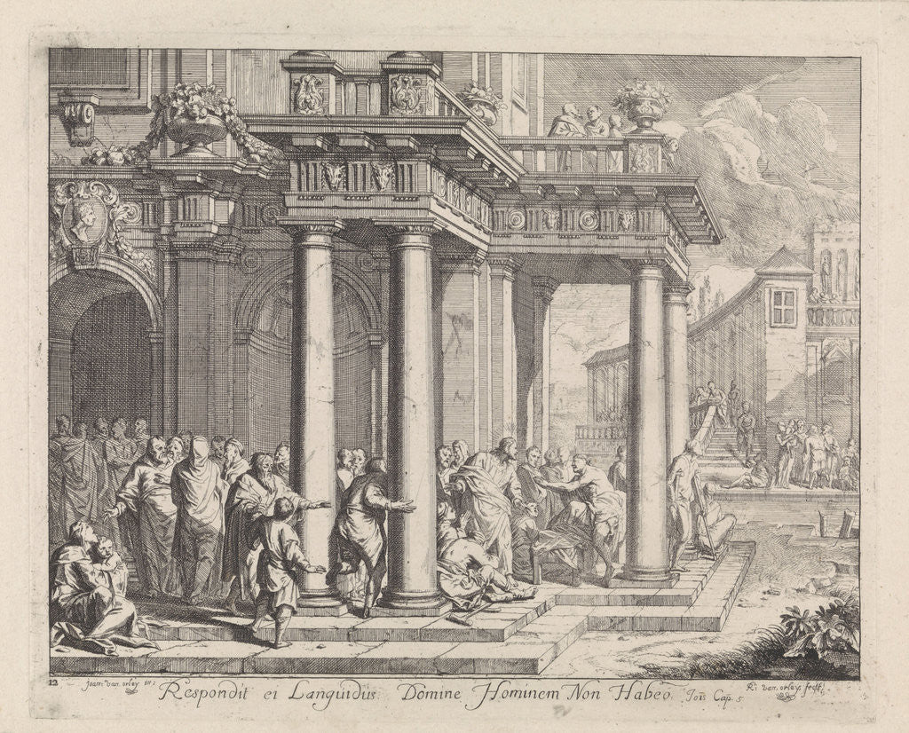 Detail of Healing at the Pool of Bethesda by Richard van Orley