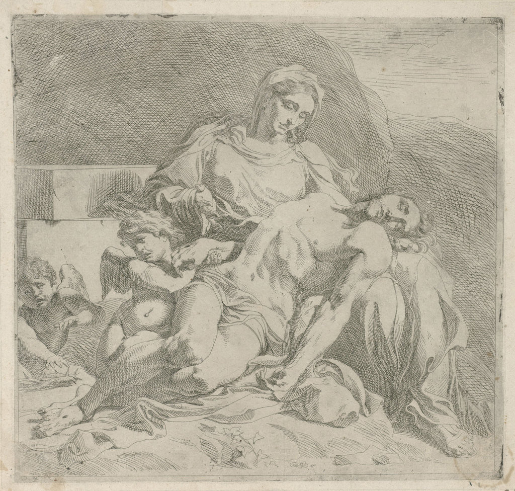 Detail of Pieta by Jan de Pape