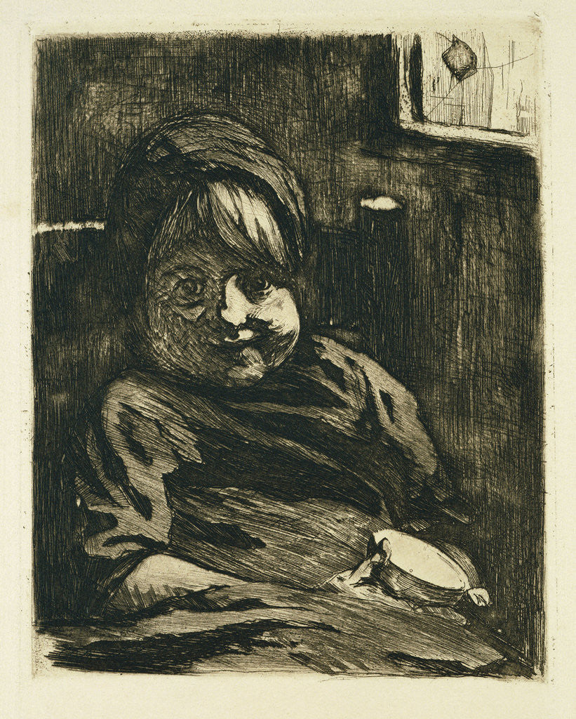 Detail of Farmer Child with cup by Willem Witsen