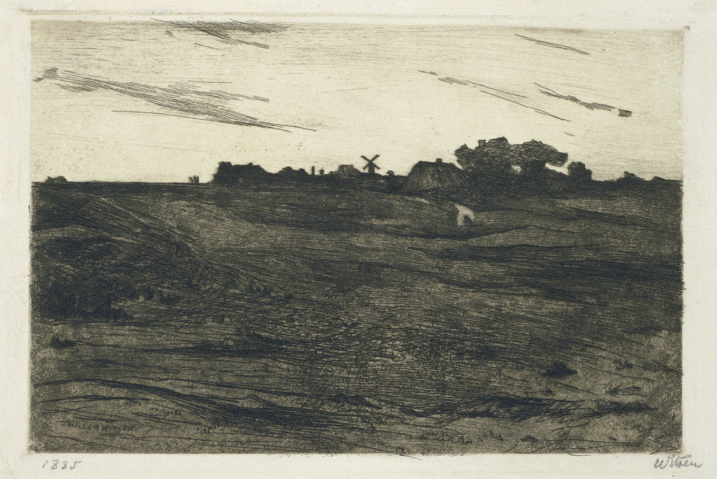 Detail of Heather Landscape by Willem Witsen
