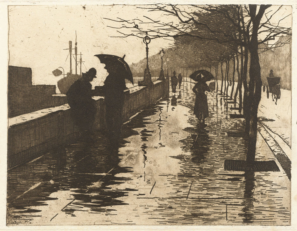 Detail of Rain by Willem Witsen