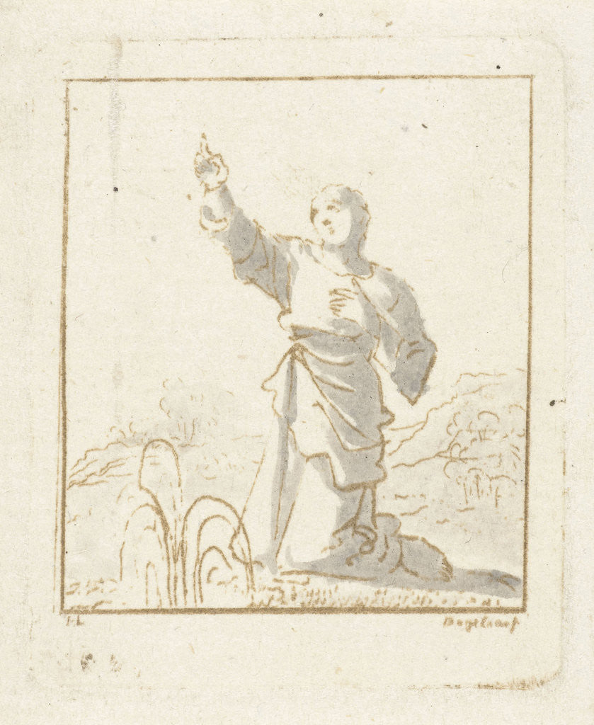 Detail of The soul is pointing to the sky by Ernst Willem Jan Bagelaar