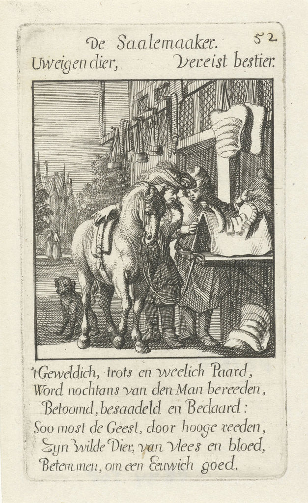Detail of Saddler by Dutch