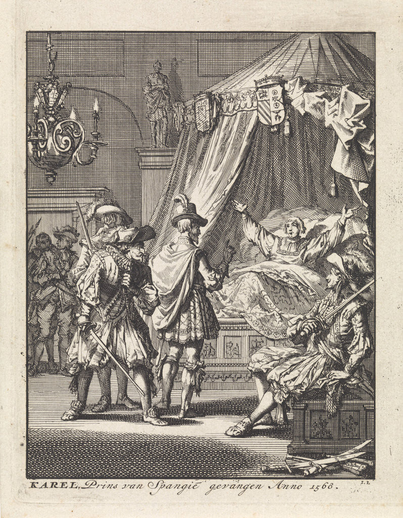 Detail of Capture of Don Carlos by Jan Luyken