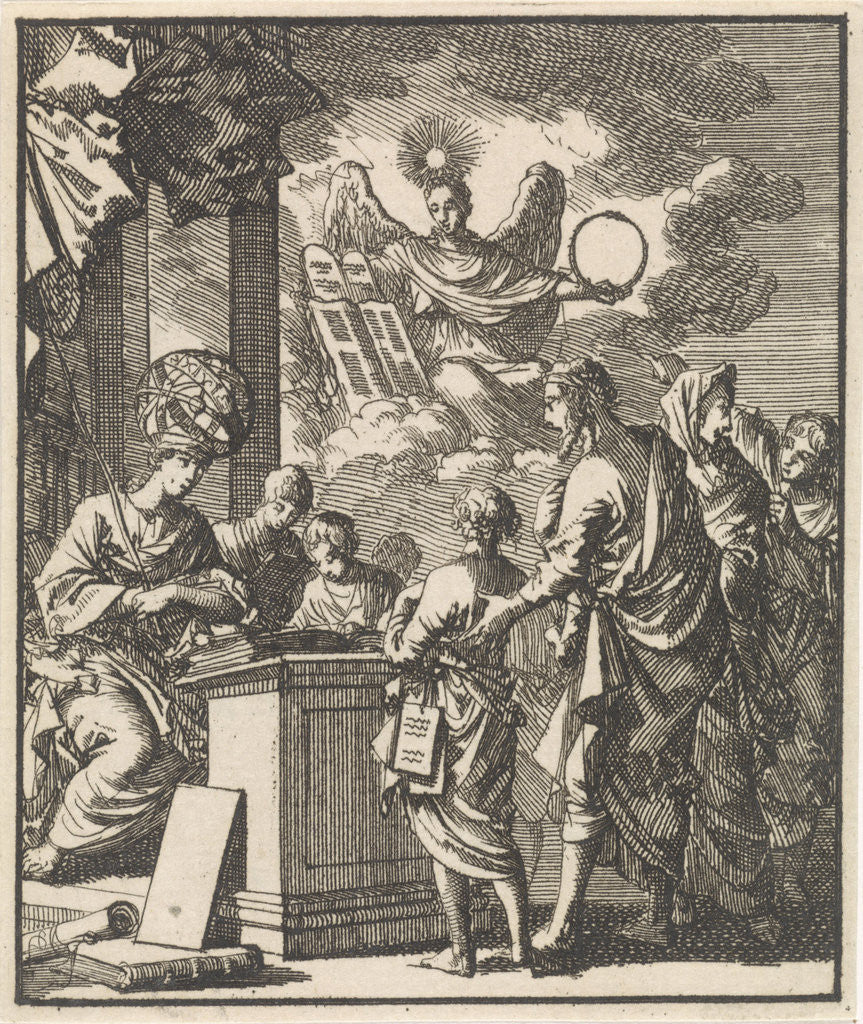 Detail of Science and Divine Wisdom by Jan Luyken